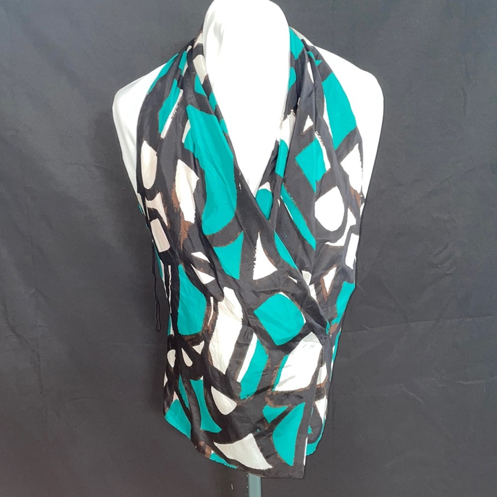 DKNY silk halter top